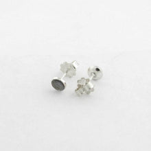 Load image into Gallery viewer, 4mm Silver Cup Earrings - TheExCB