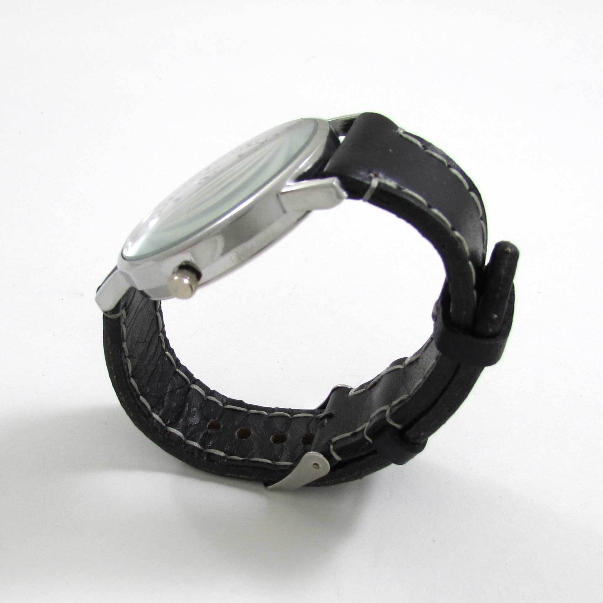 Skull King Black Leather Wrist Watch - TheExCB