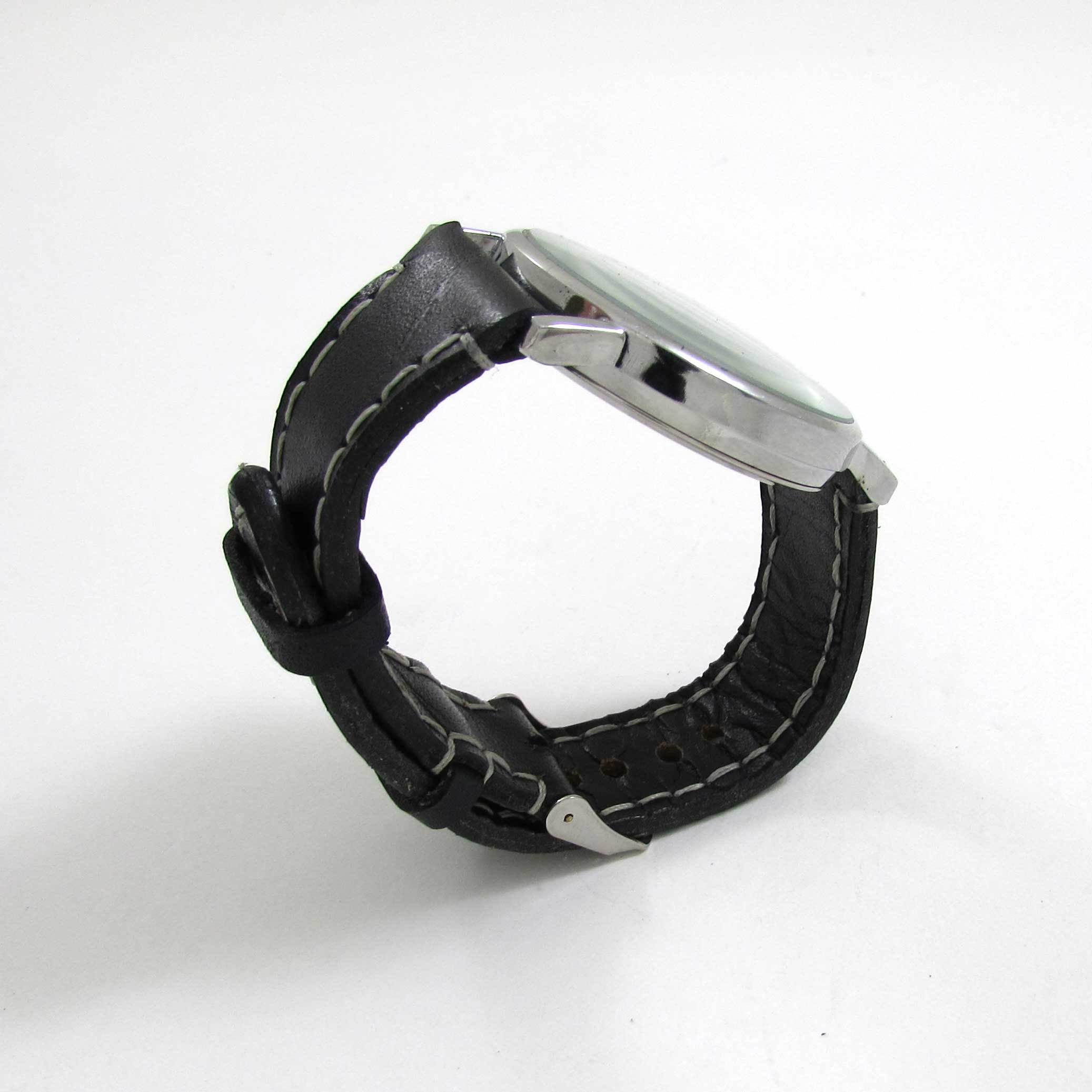 Skull King Black Leather Wrist Watch - TheExCB