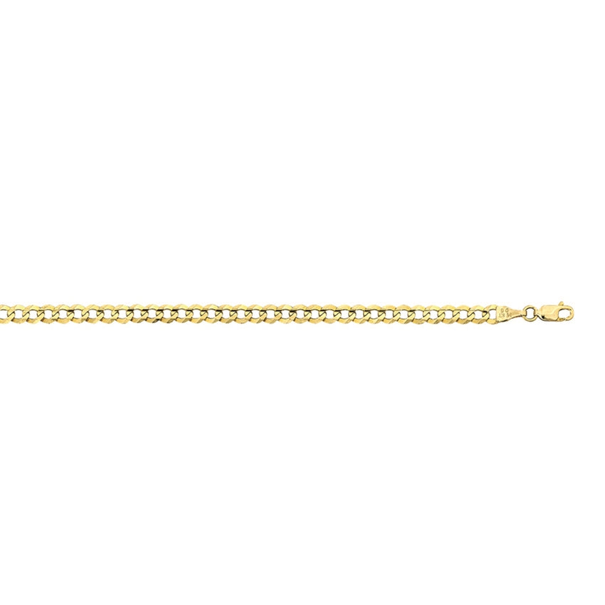 10KY Gold - 4.69mm Solid Curb Chain