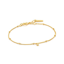 Load image into Gallery viewer, Gold Shimmer Single Stud Bracelet