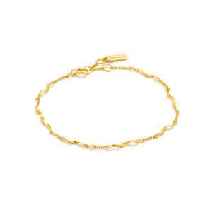 Gold Helix Bracelet