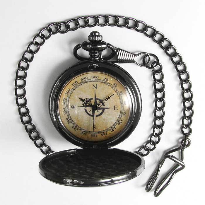 Compass Pocket Watch – Squirrel City Jewelers - Main Image