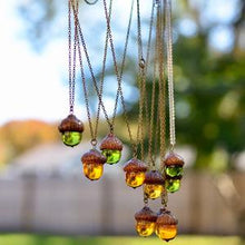 Load image into Gallery viewer, Amber Acorn necklace