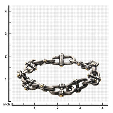 Load image into Gallery viewer, Stainless Steel Antique Distressed Mariner Chain Bracelet