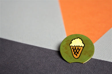 Ice Cream Cone Pin