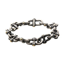 Load image into Gallery viewer, Stainless Steel Antique Distressed Mariner Chain Bracelet