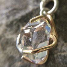 Load image into Gallery viewer, Lilura Pendant-Sterling Silver 14KY Herkimer Diamond