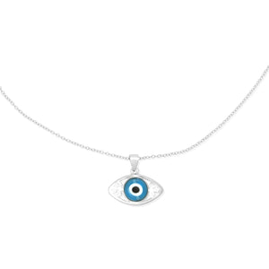 Evil Eye Pendant and Necklace Set