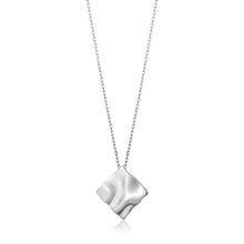 Load image into Gallery viewer, Silver Crush Square Necklace