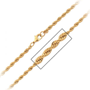 Gold Plated French Rope Chain