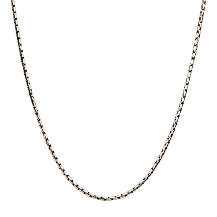 3mm Oxidized Stainless Steel Boston Link Chain