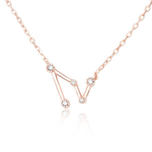 Load image into Gallery viewer, Zodiac Constellation CZ Charm Necklace