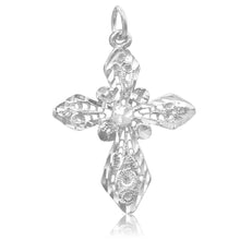 Load image into Gallery viewer, Filigree Cross Charm