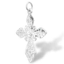 Load image into Gallery viewer, Filigree Cross Charm