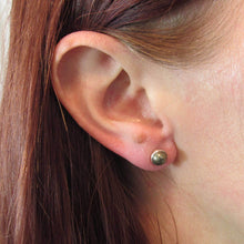 Load image into Gallery viewer, 6mm Pyrite Stud Earrings - TheExCB