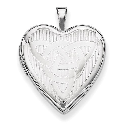 Sterling Silver Trinity Heart Locket