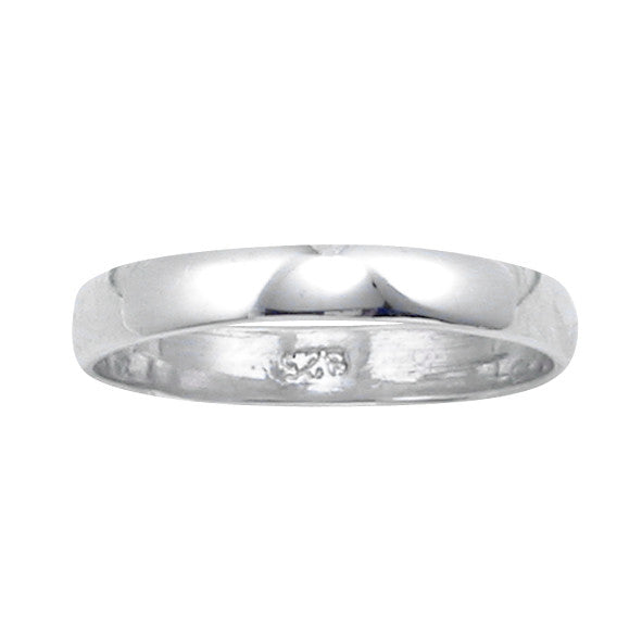 Classic Sterling Silver Wedding Band 3mm