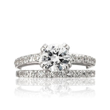 Load image into Gallery viewer, Cubic Zirconia Engagement Wedding Ring Set