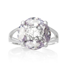 Load image into Gallery viewer, Marquise Cut Flower CZ Ring