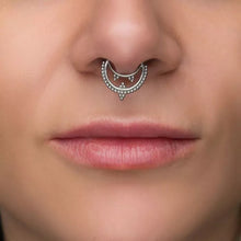 Load image into Gallery viewer, Filigree Scroll and Beads Septum Clickers