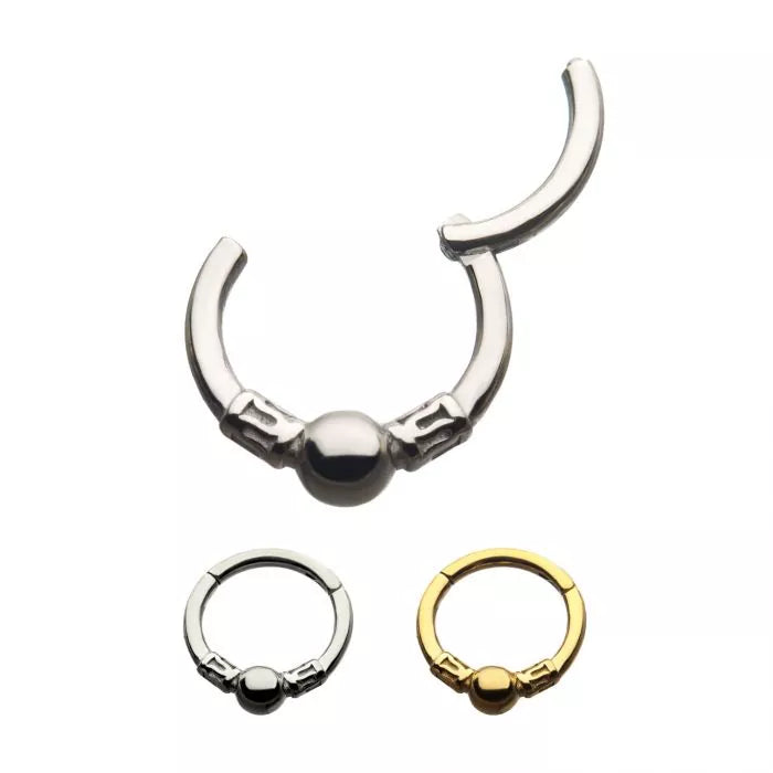 Steel with Front Facing Ball Hinged Segment Clicker