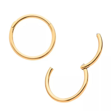 Gold PVD Basic Hinged Segment Ring