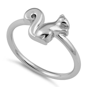 Sterling Silver Squirrel Ring