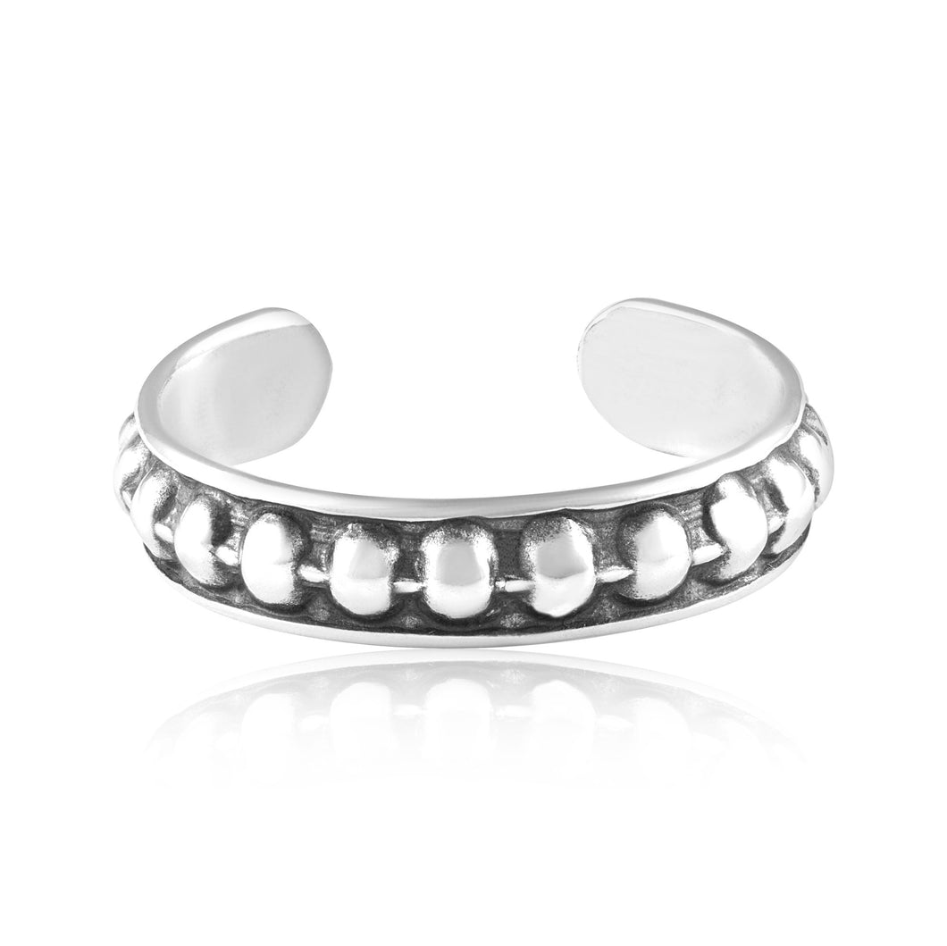 Dots in a Line Toe Ring