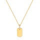 Glam Tag Pendant Necklace