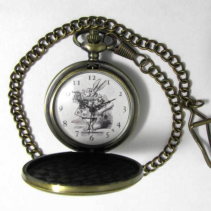 White Rabbit Pocket Watch White Rabbit With Pocket Watch Alice In